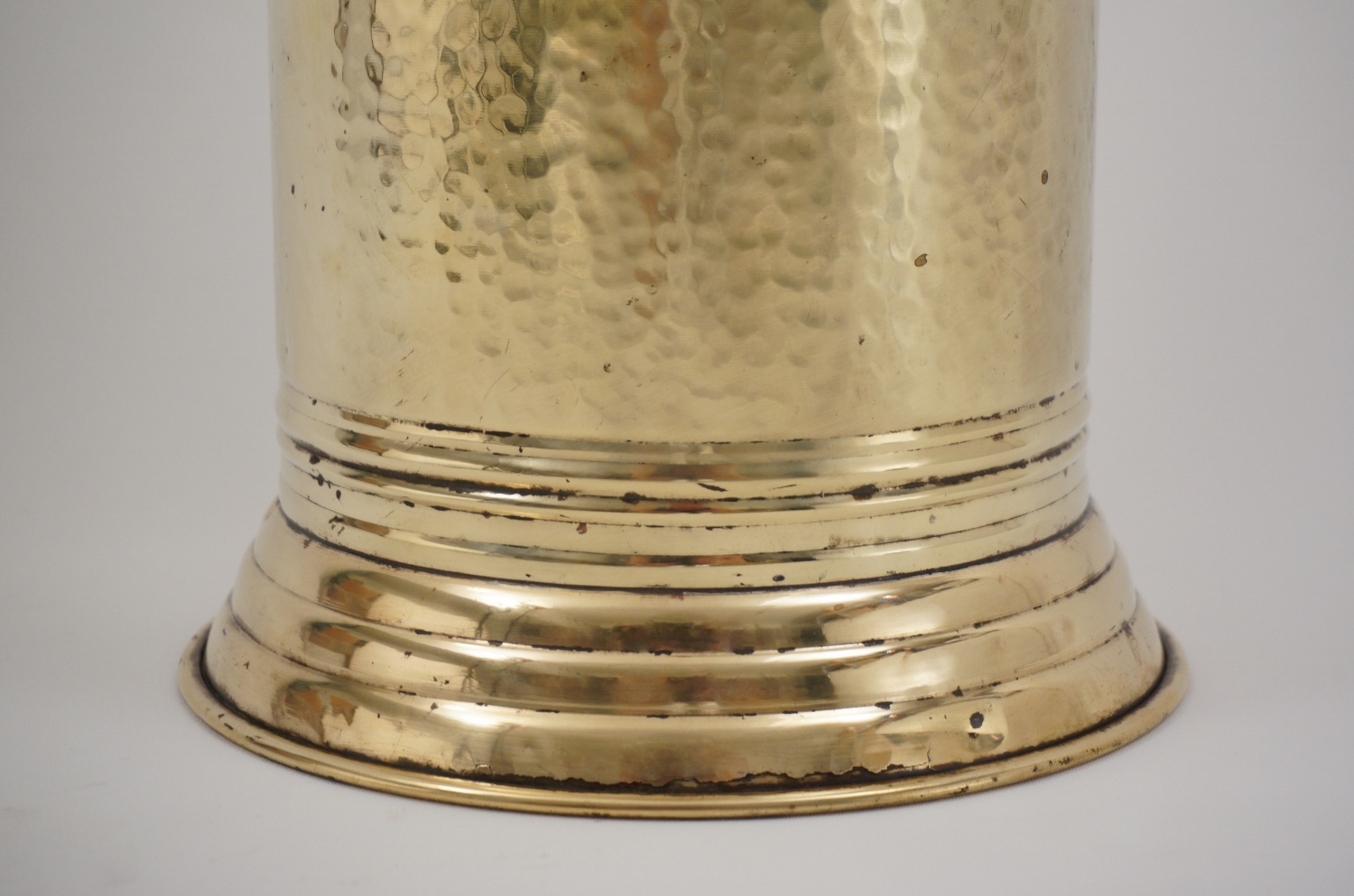 Vintage brass umbrella stand by Peerage, 1930`s ca, English in