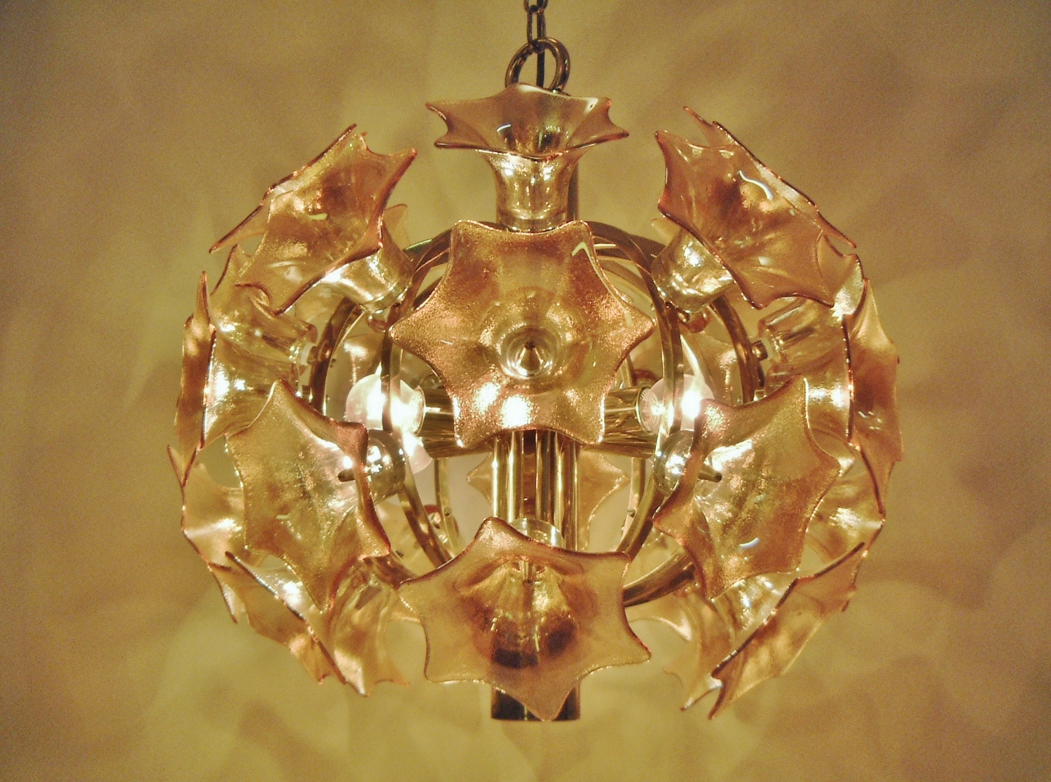 Vintage Kalmar Glass Flowers Chandelier 1970 S Ca Austrian In Vintage Ysl Watches