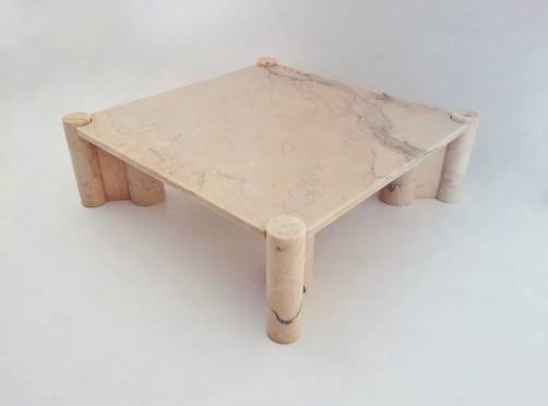 Gae Aulenti vintage Jumbo marble coffee table for Knoll, 1965, Italian