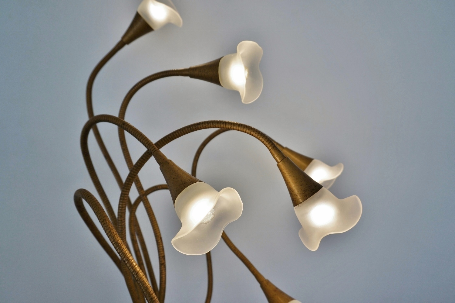 Reggiani Floor Lamp Gooseneck Of A Bouquet Calla Lily Reggiani Floor Lamp Gooseneck Of A Bouquet Calla Lily Flowers 1980 S Ca Italian In Vintage Lamps From Roomscape