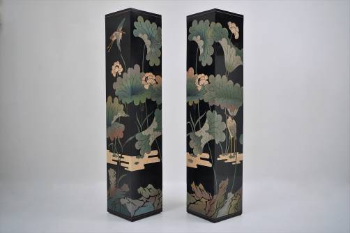 1970s Asian Chinoiserie Hand Carved Carvings