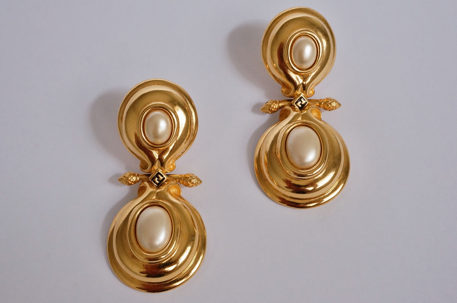 vintage fendi earrings