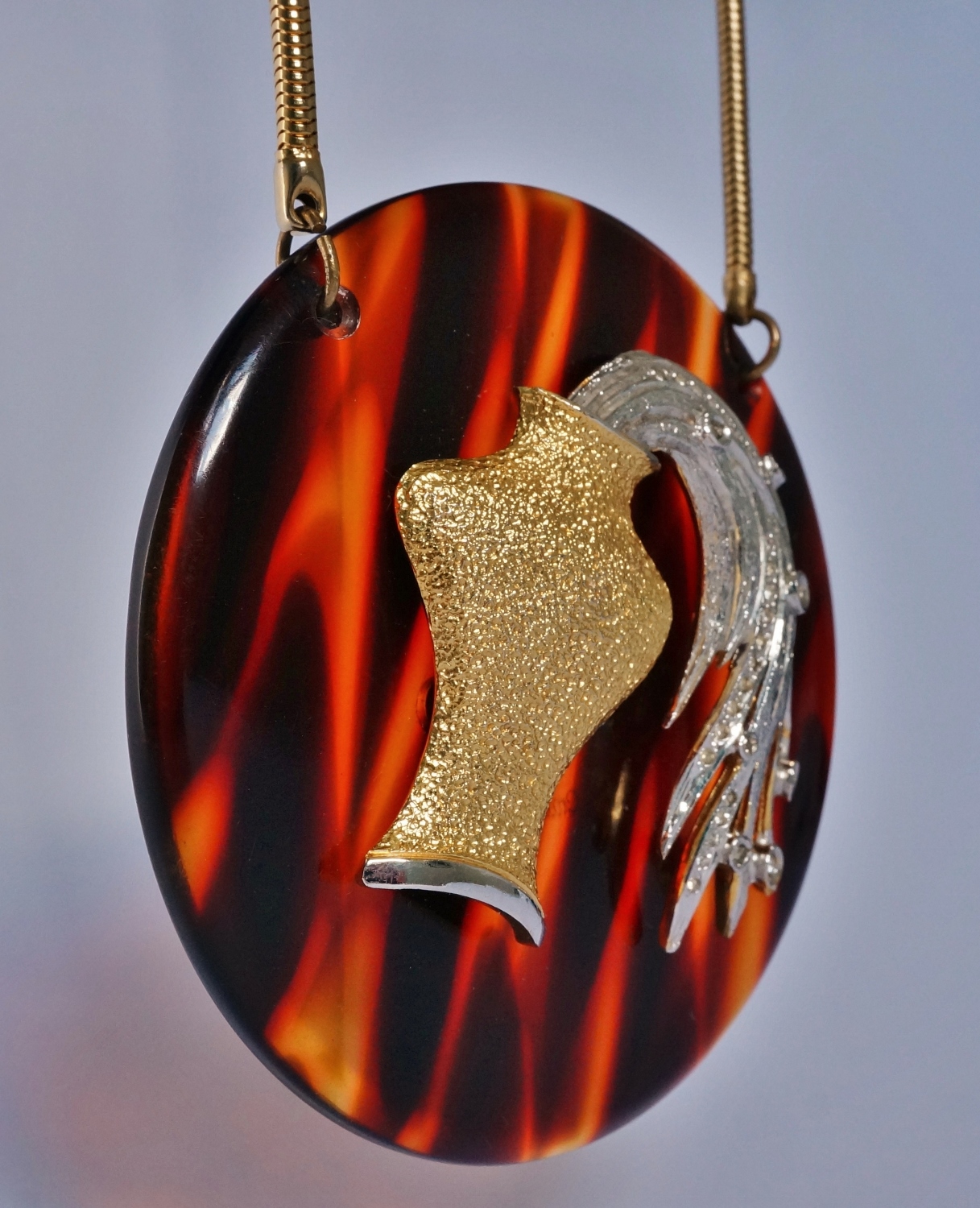 Pierre Cardin necklace large Aquarius 